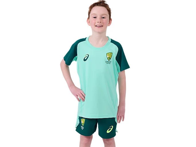 Asics Cricket Australia Replica Junior Training Tee 2026 - The Cricket & Football Warehouse