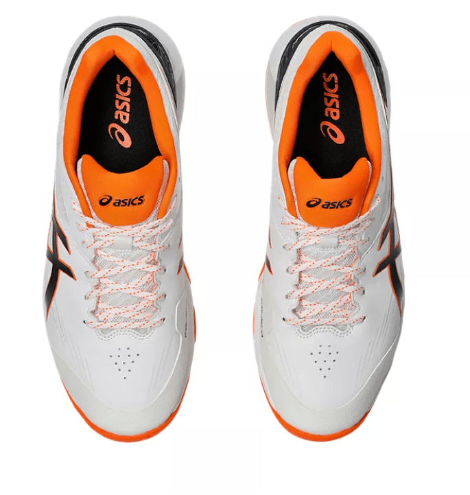Asics Gel 350 Not Out FF - White/Orange - The Cricket & Football Warehouse