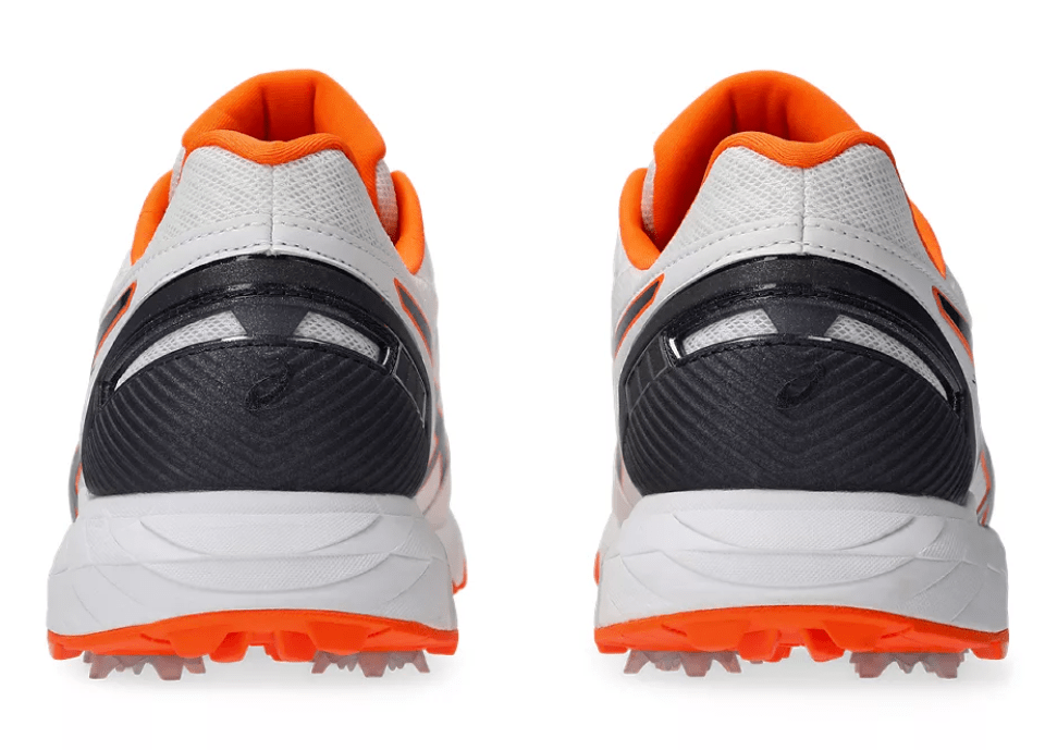Asics Gel 350 Not Out FF - White/Orange - The Cricket & Football Warehouse