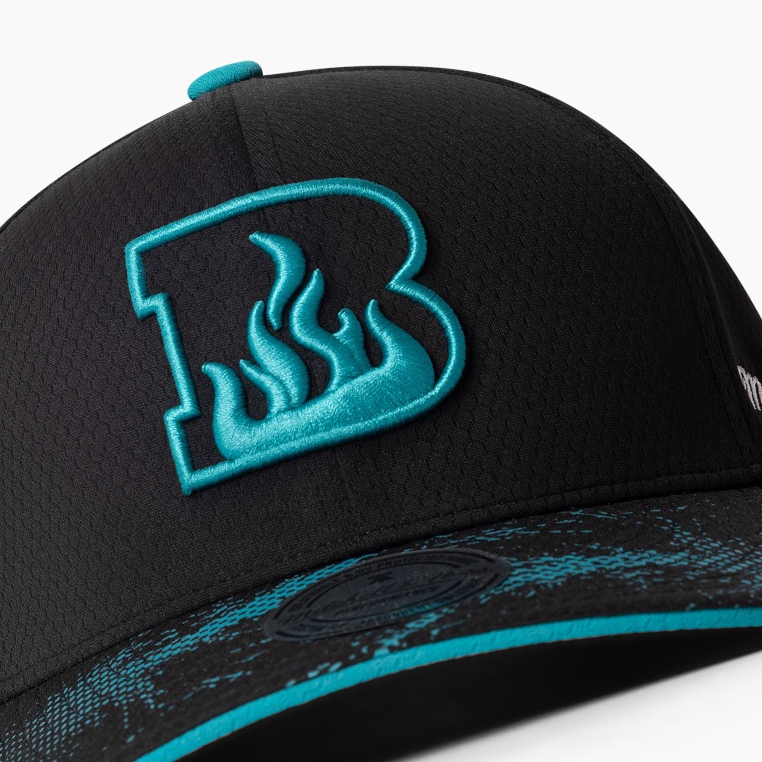 BBL - Mitchell Ness Brisbane Heat Graphic Cap - The Cricket & Football Warehouse