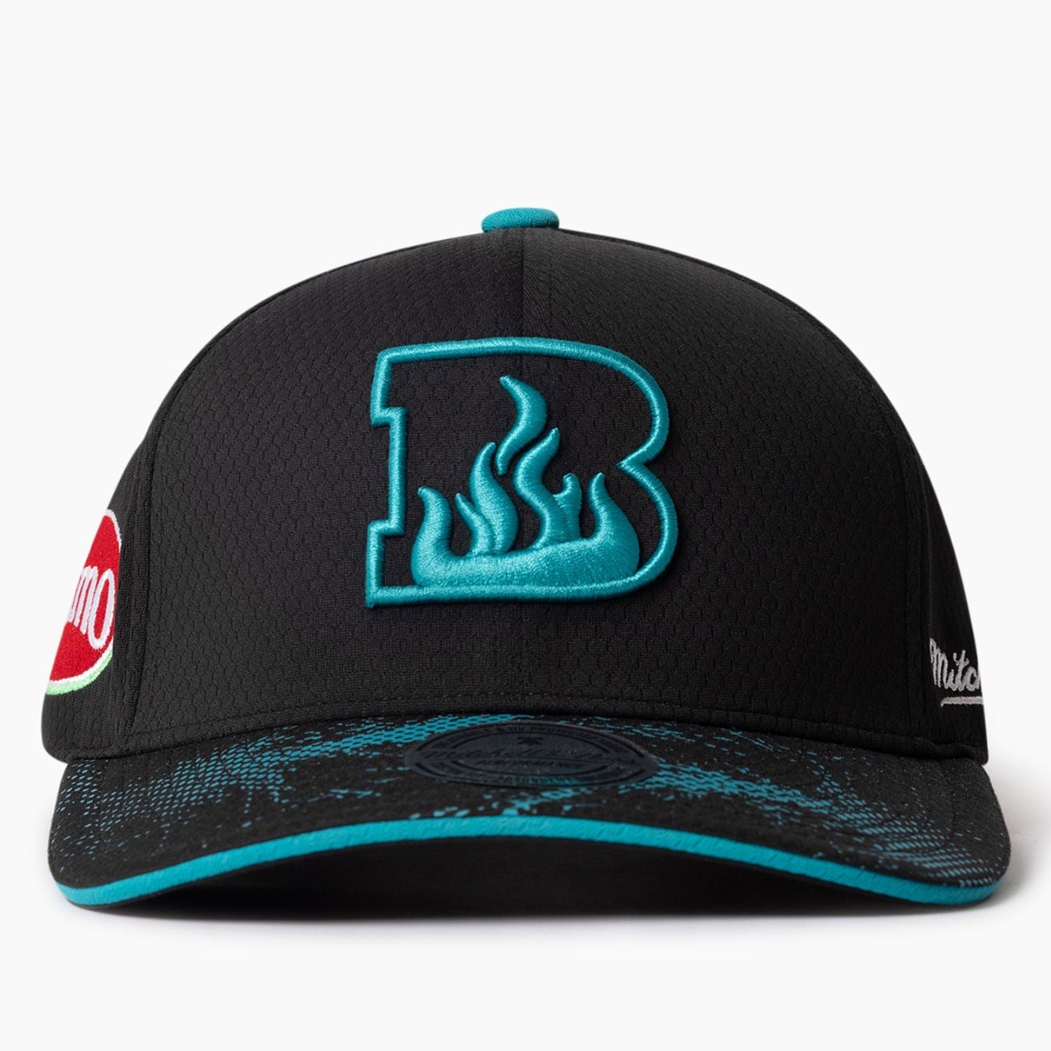 BBL - Mitchell Ness Brisbane Heat Graphic Cap - The Cricket & Football Warehouse