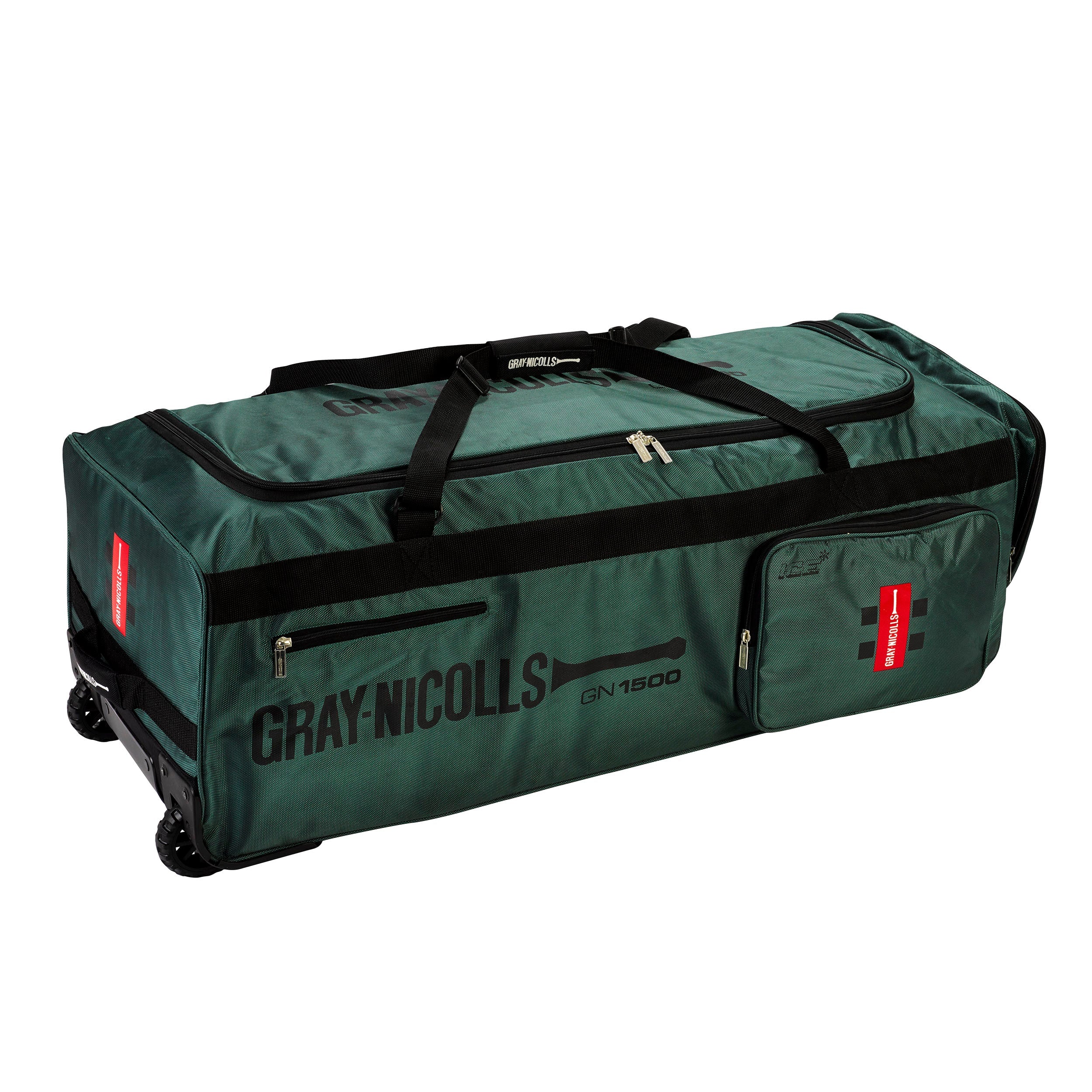 Gray - Nicolls 1500 Cricket Wheel Bag - The Cricket & Football Warehouse