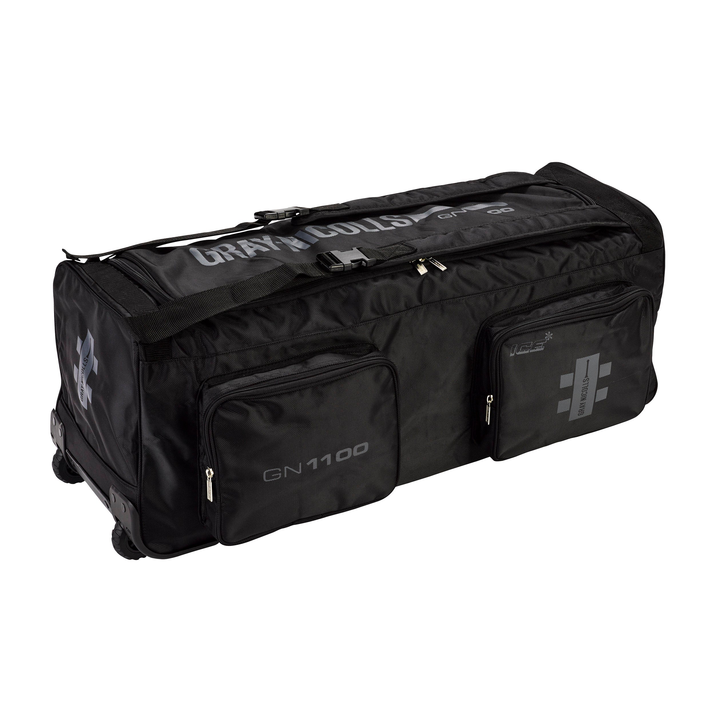 Gray - Nicolls GN 1100 Cricket Wheel Bag - The Cricket & Football Warehouse