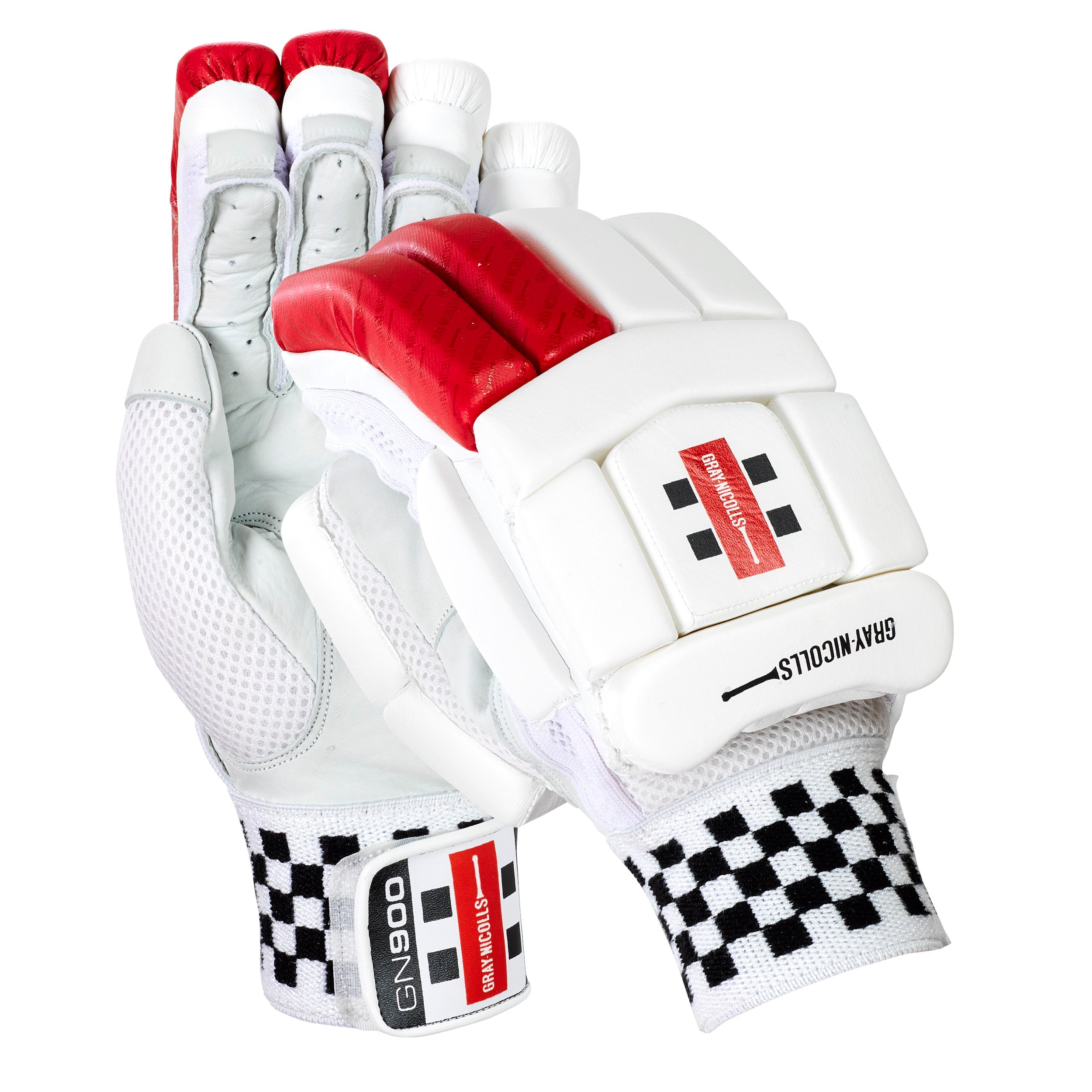 Gray Nicolls GN 900 Cricket Batting Gloves - Red - The Cricket Warehouse