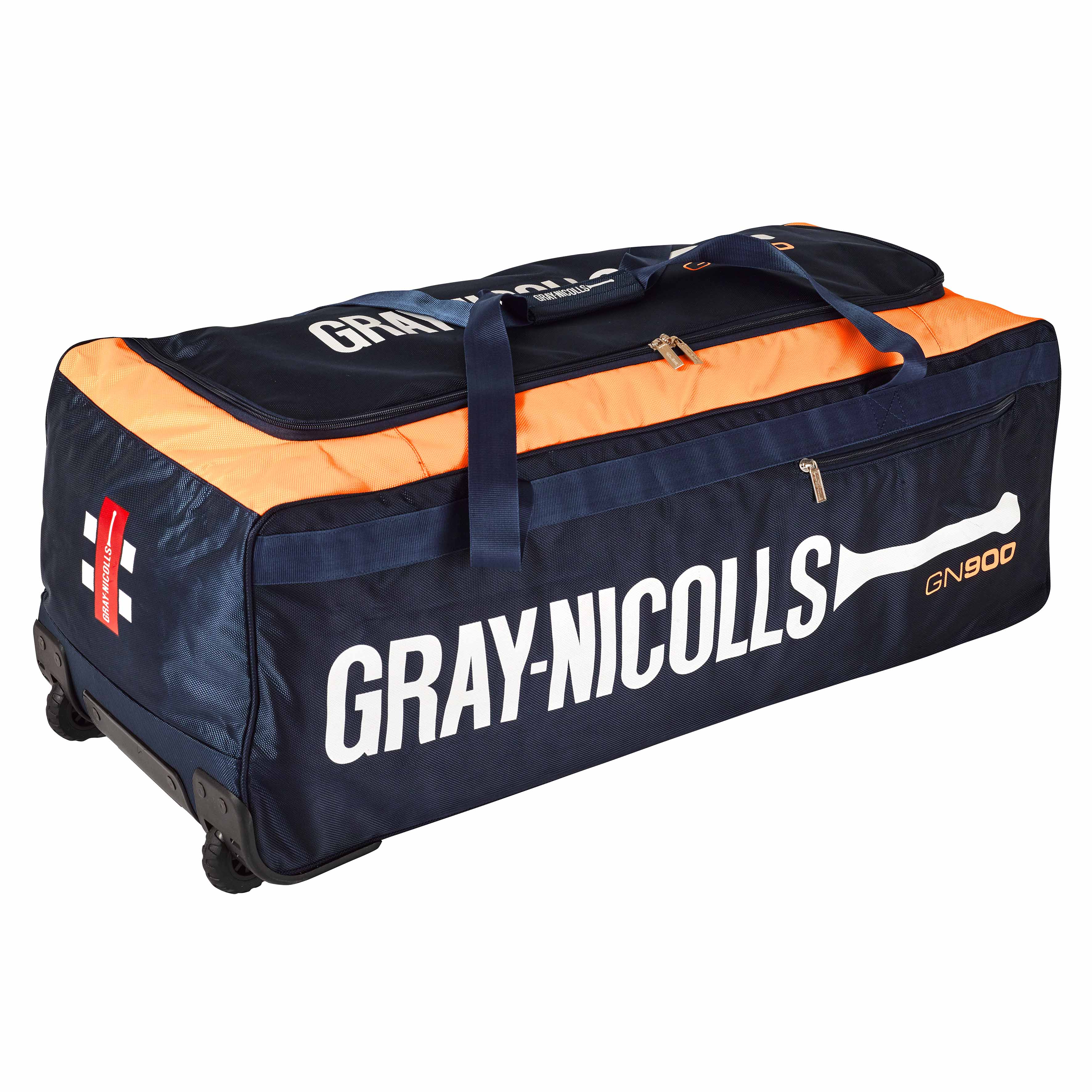 Gray - Nicolls GN 900 Cricket Wheel Bag - The Cricket Warehouse