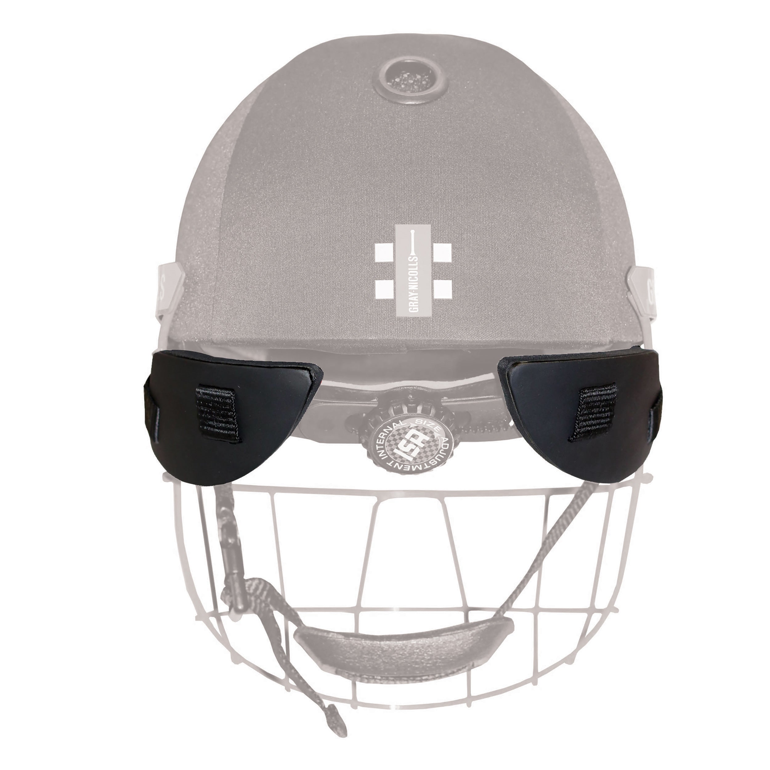 Gray - Nicolls Neck Guard for Junior Elite Helmets - The Cricket Warehouse
