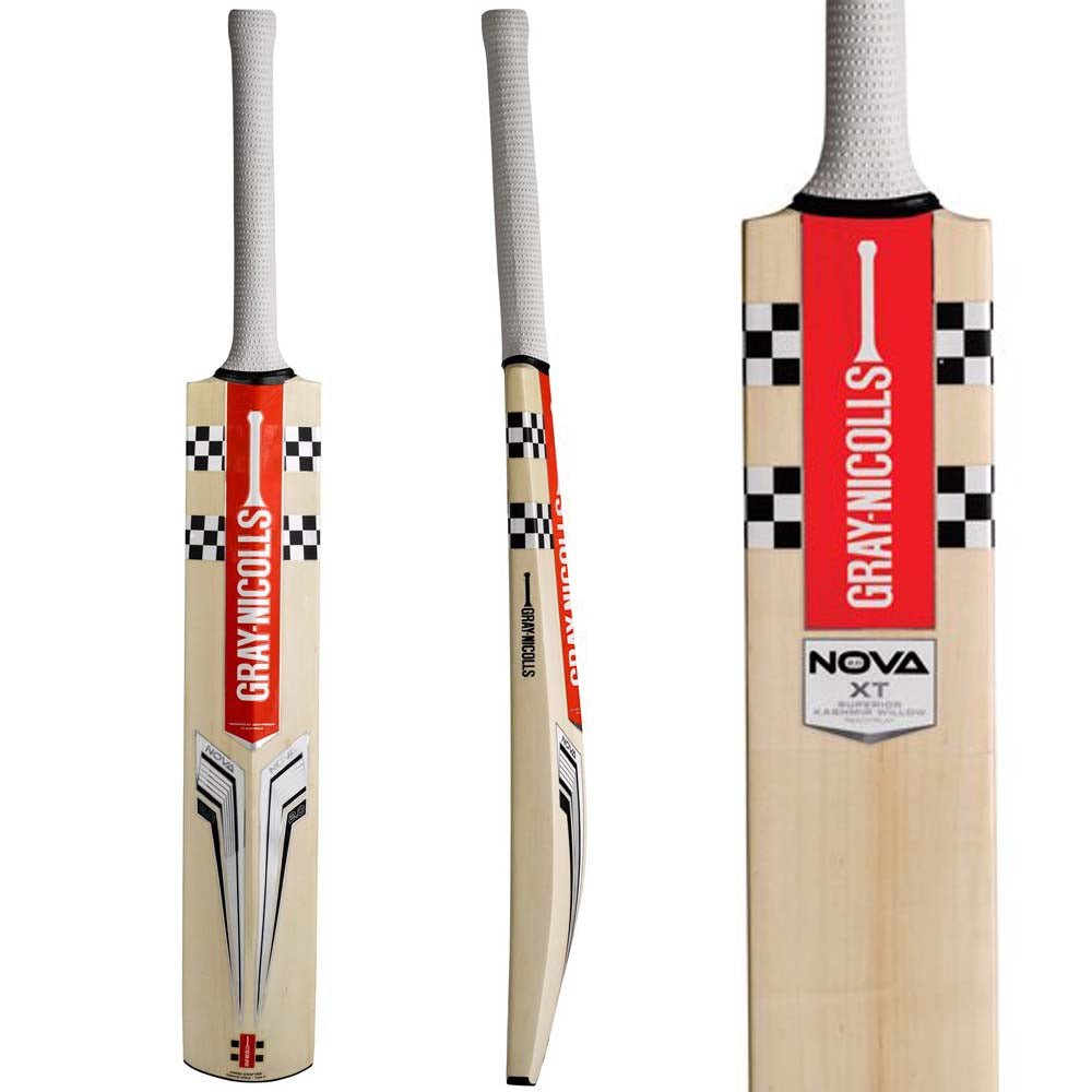 Gray - Nicolls Nova 2.0 XT Kashmir Junior Cricket Bat - The Cricket Warehouse