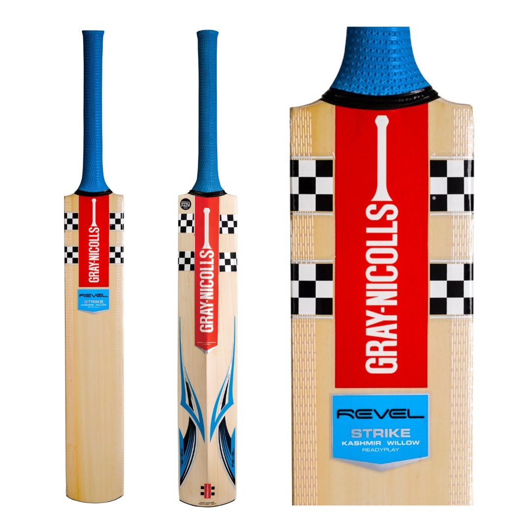 Gray - Nicolls Revel Strike Kashmir Junior Cricket Bat - The Cricket Warehouse
