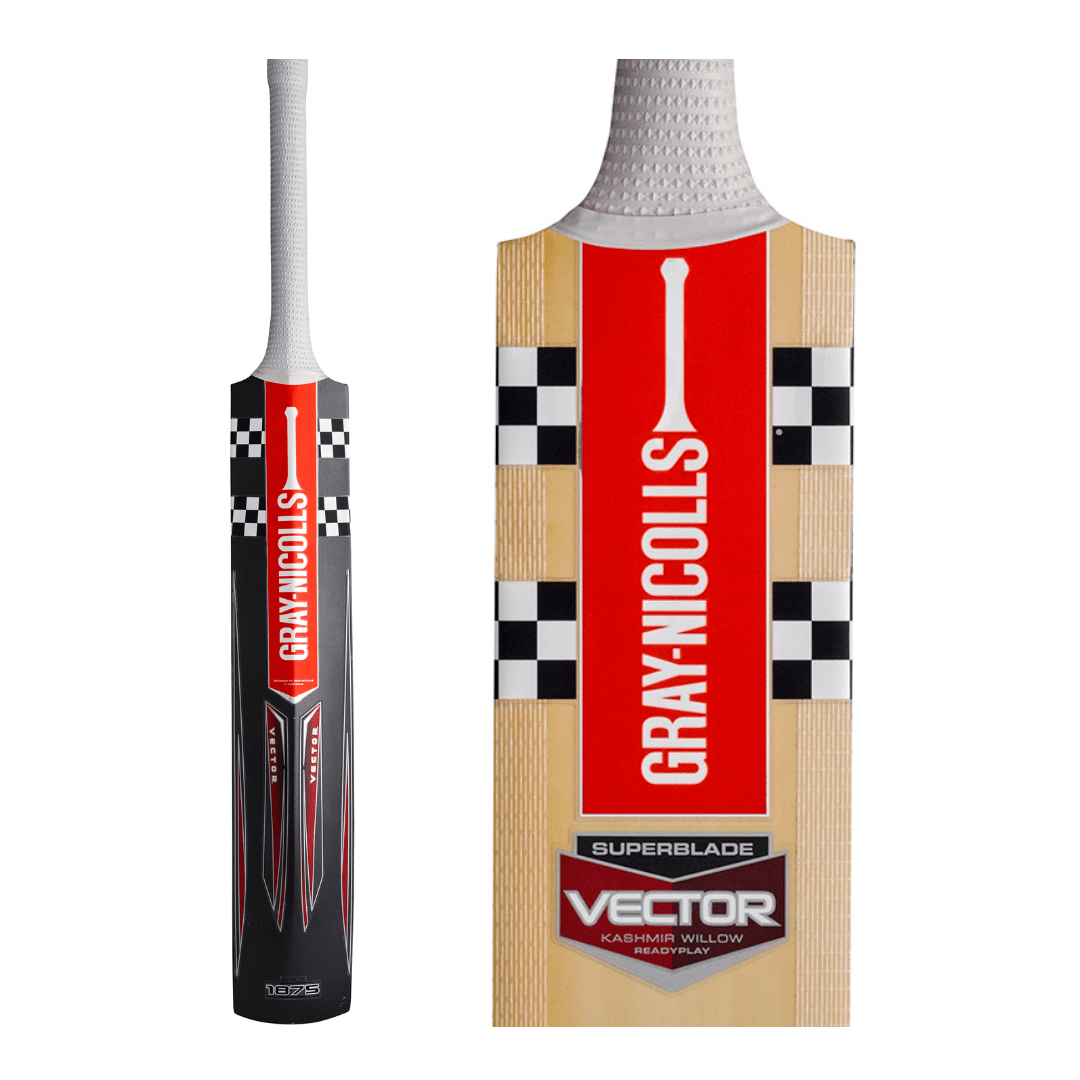 Gray Nicolls Vector Superblade ReadyPlay Junior Cricket Bat - Kashmir Willow - The Cricket & Football Warehouse