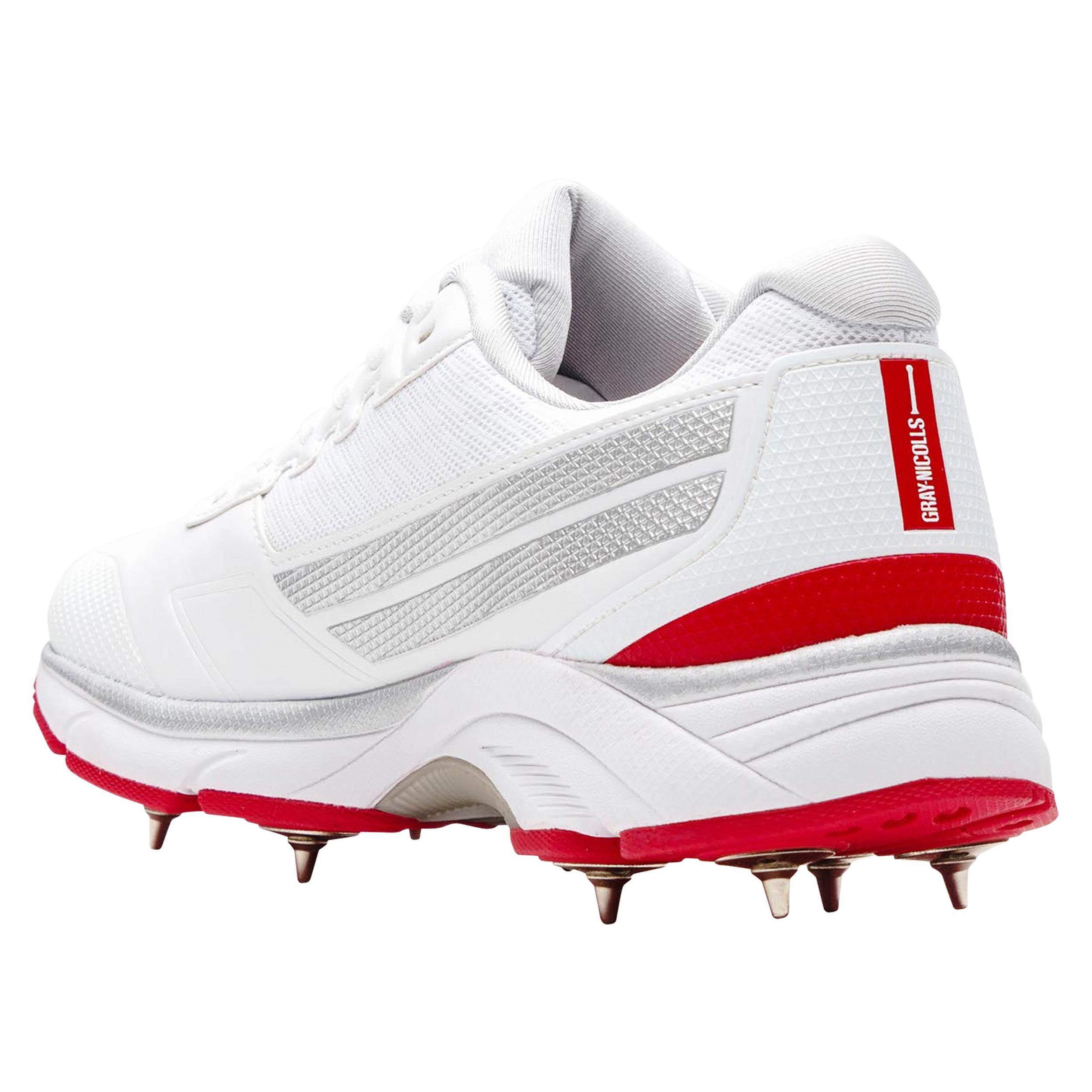 Gray - Nicolls Velocity 5.0 Spike Shoes - Junior & Senior - The Cricket & Football Warehouse