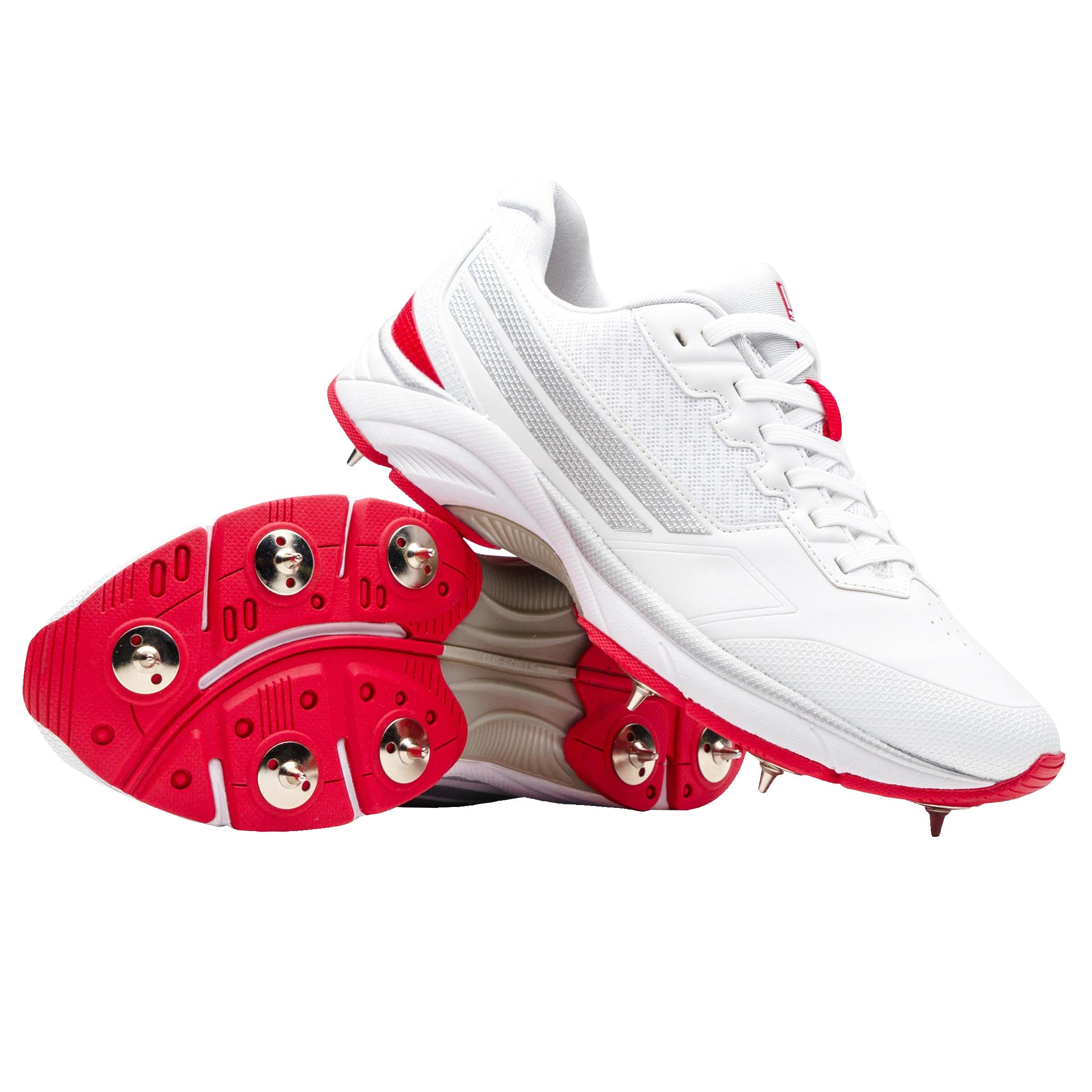 Gray - Nicolls Velocity 5.0 Spike Shoes - Junior & Senior - The Cricket & Football Warehouse