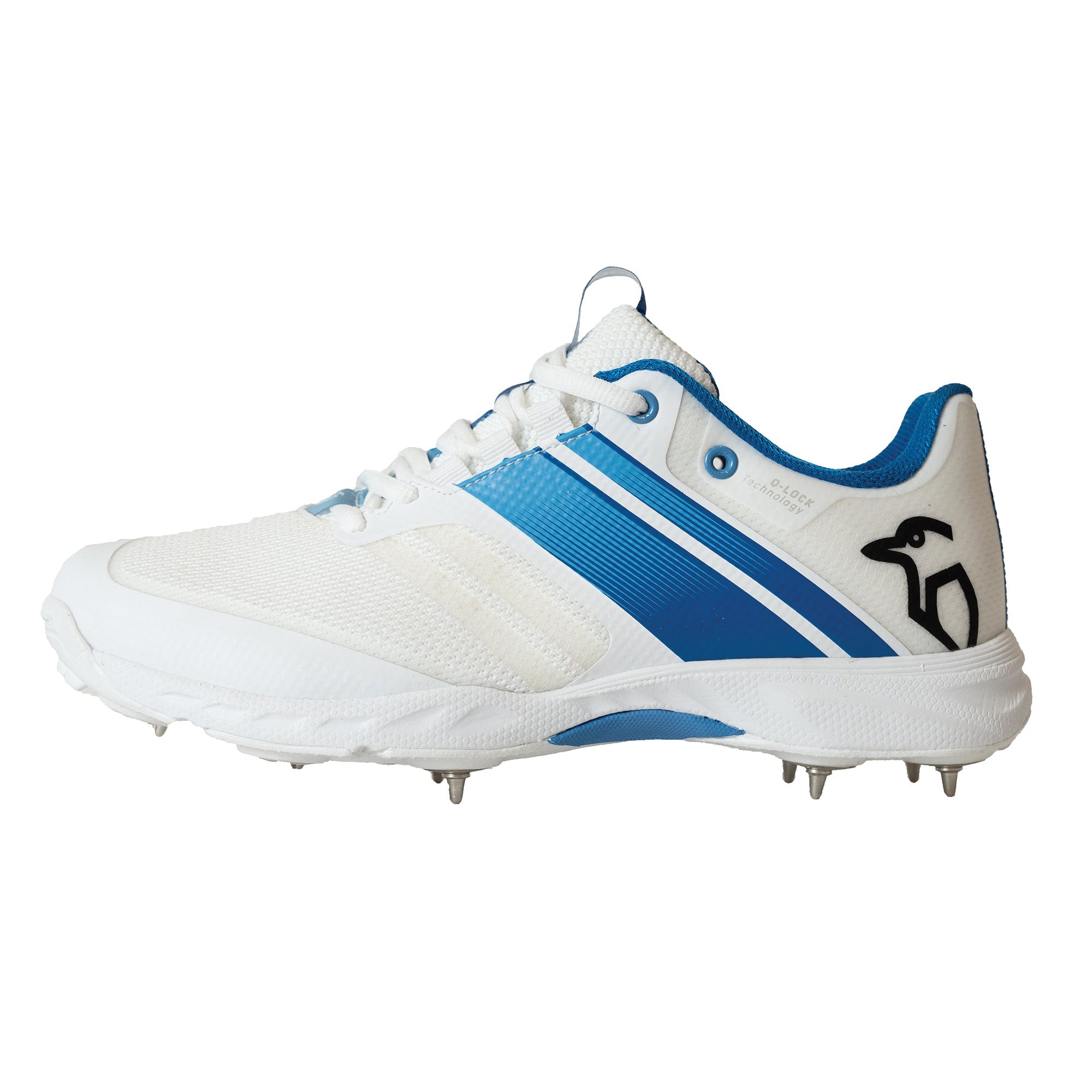 Kookaburra Pro 2.0 Cricket Spikes - Blue/White - The Cricket Warehouse