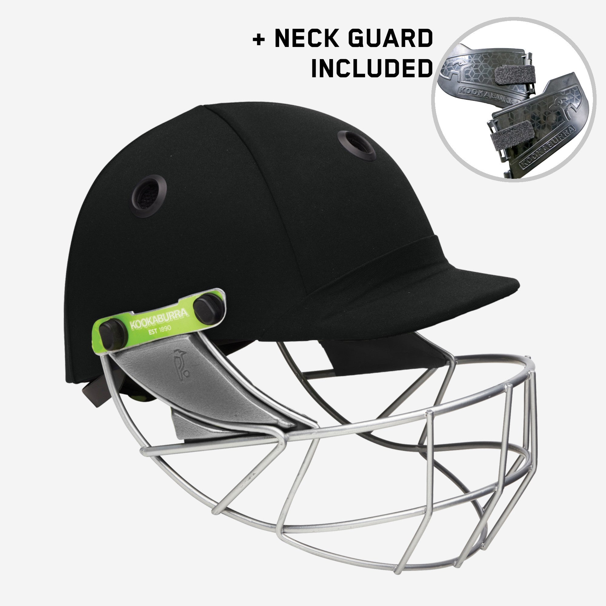 Kookaburra Pro 600 Cricket Helmet with Neck Guard - The Cricket & Football Warehouse