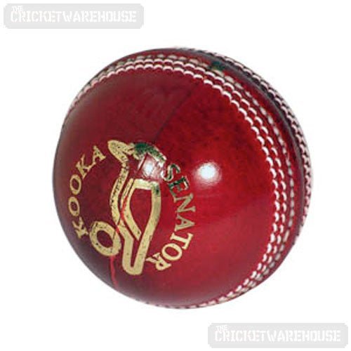 Kookaburra Senator Cricket Ball Red 156gm - The Cricket Warehouse