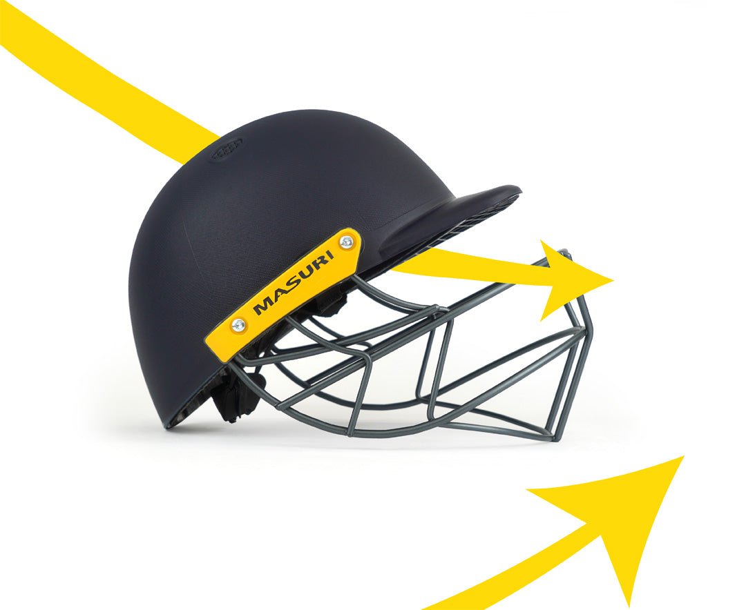 Masuri C-Line Senior Cricket Helmet with Neck Guard - The Cricket & Football Warehouse
