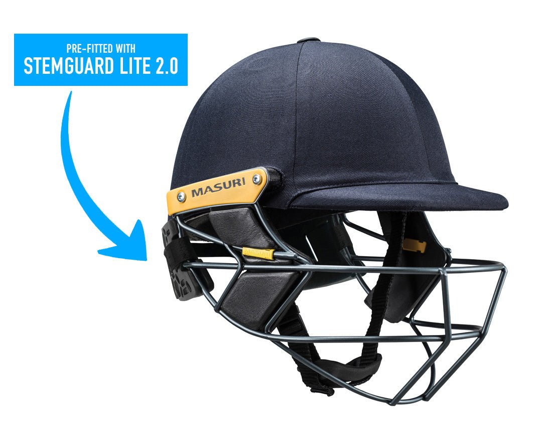 Masuri T-Line Senior Cricket Helmet with Neck Guard - The Cricket & Football Warehouse