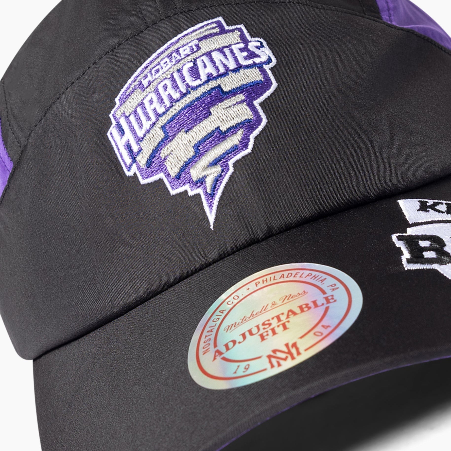 Mitchell & Ness Hobart Hurricanes Contrast Panel Supporter Cap - The Cricket & Football Warehouse