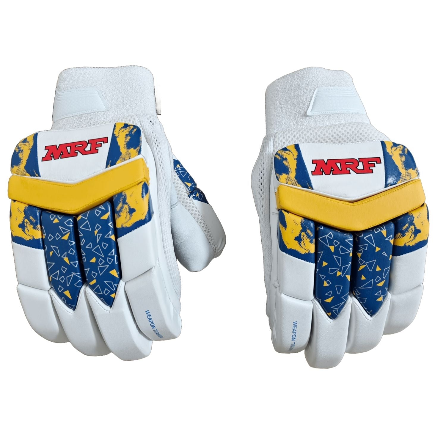 MRF Weapon Titanium Batting Gloves - The Cricket & Football Warehouse