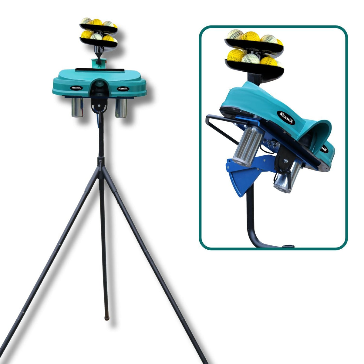 Paceman 525 - Express Bowling Machine - The Cricket & Football Warehouse
