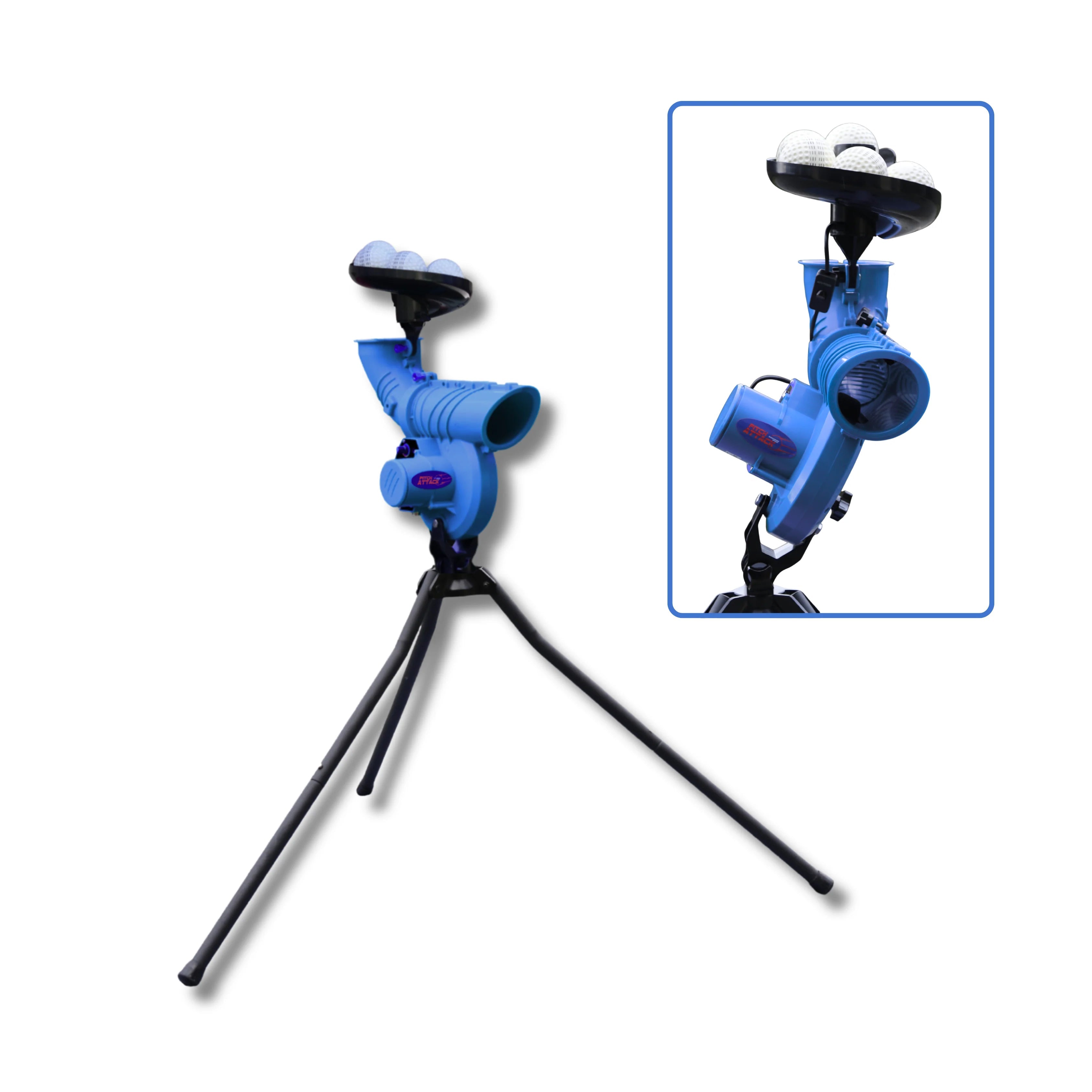 Paceman Pitch Attack ATK70 Bowling Machine - The Cricket & Football Warehouse