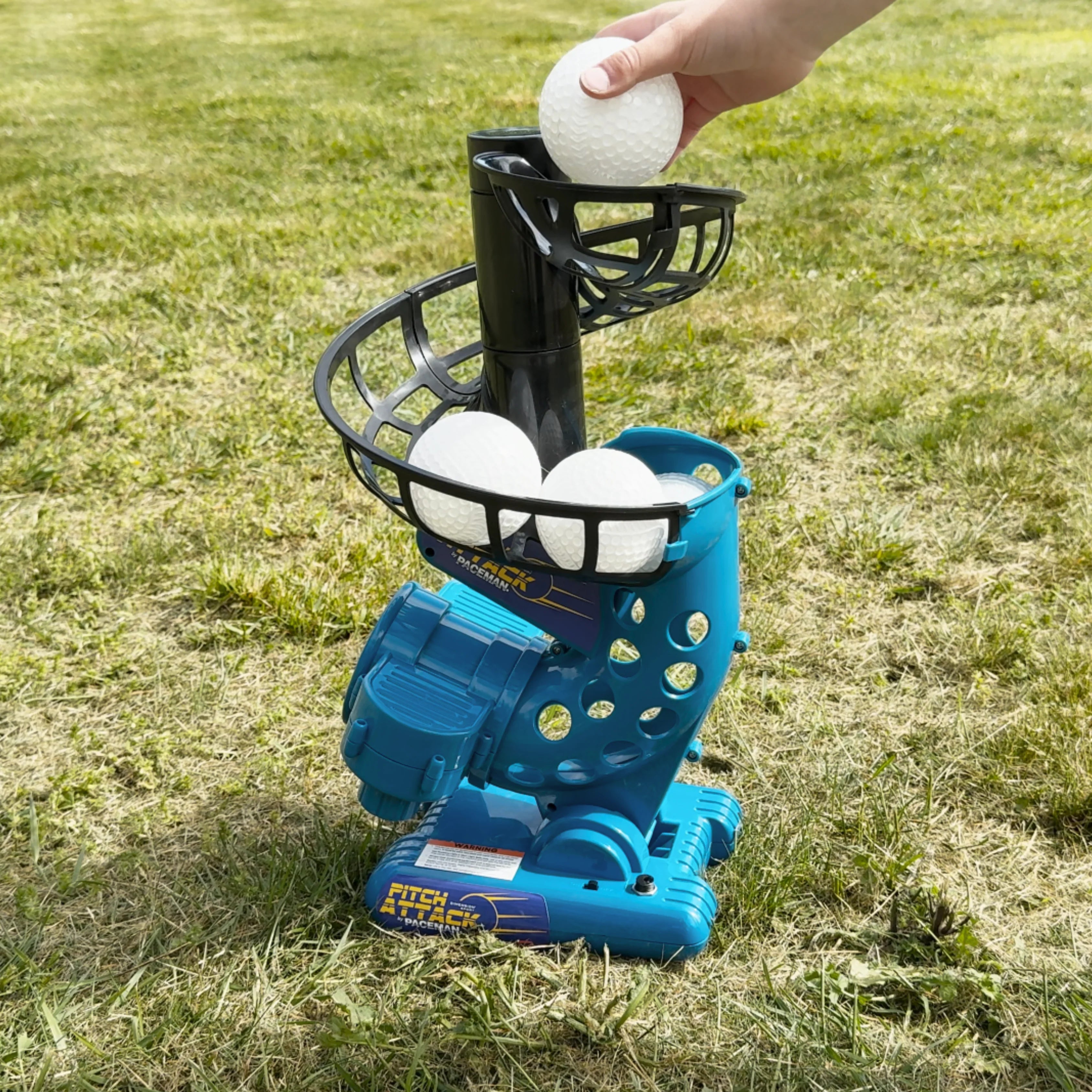 Paceman Pitch Attack Blastr - Backyard Bowling Machine - The Cricket & Football Warehouse
