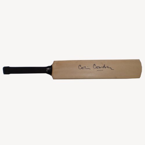Sir M.C. Cowdrey Signed Mini Cricket Bat - The Cricket Warehouse