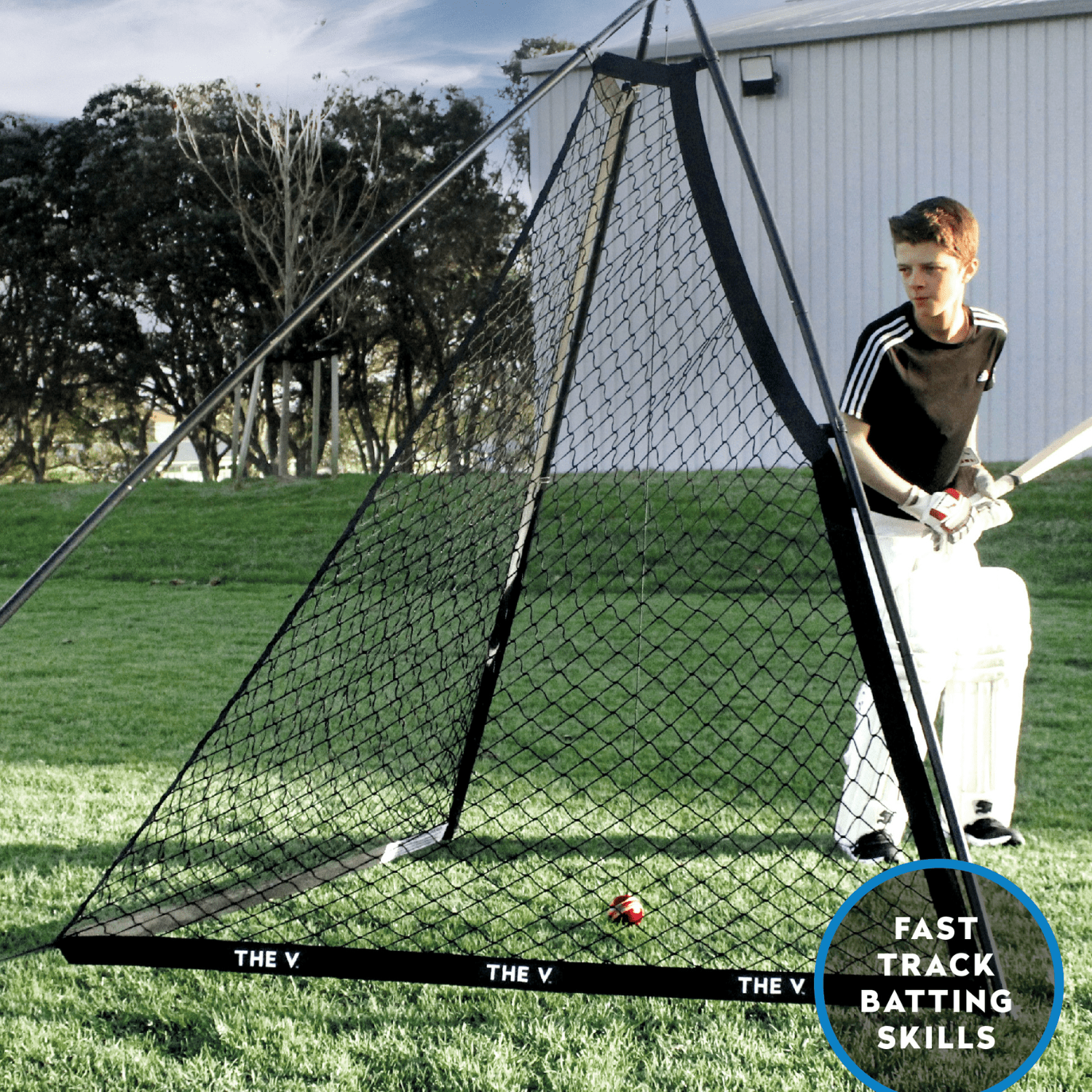 The V - Pro 2.0 Cricket Training Net - The Cricket & Football Warehouse