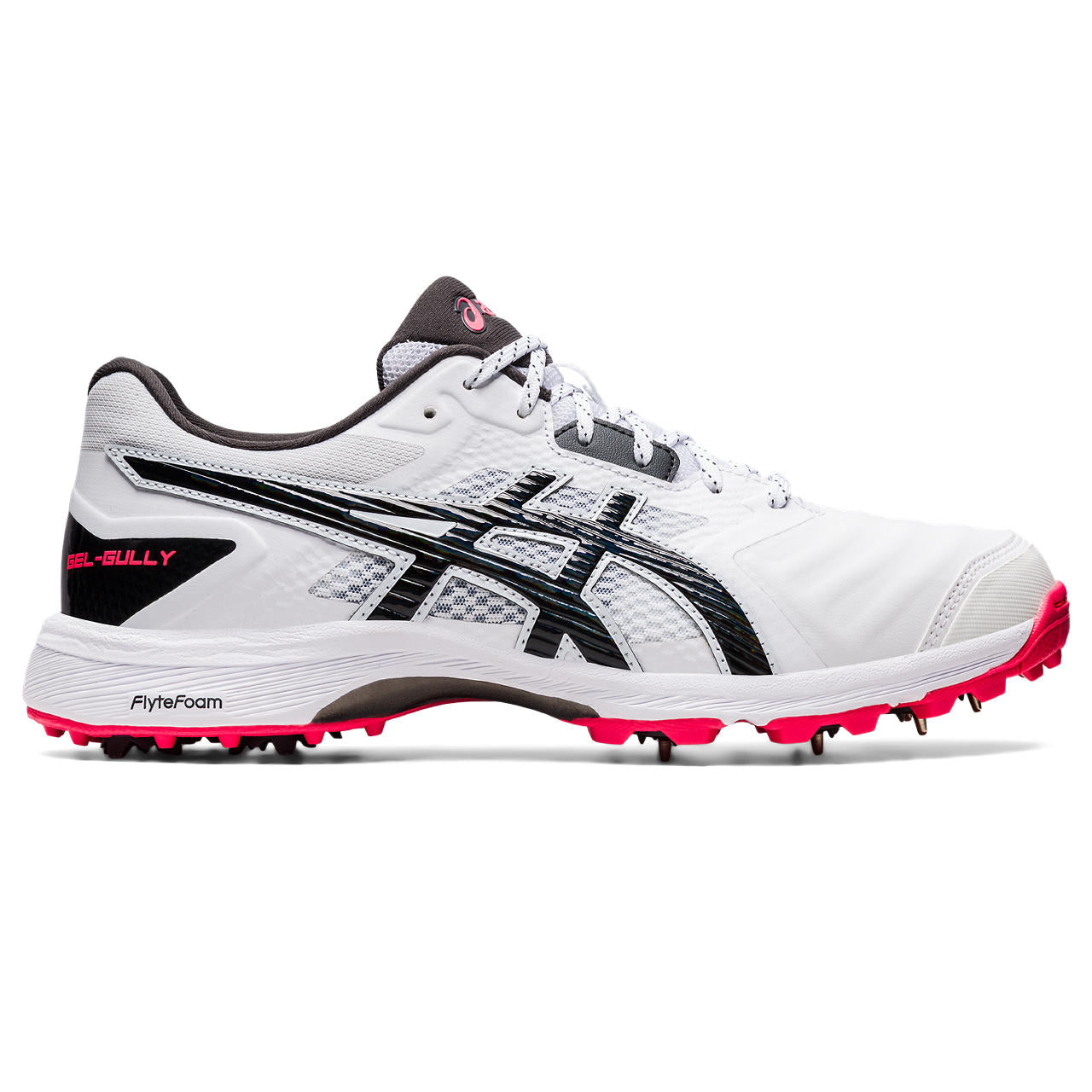 Asics Gel Gully 7 Cricket Spikes White/Red