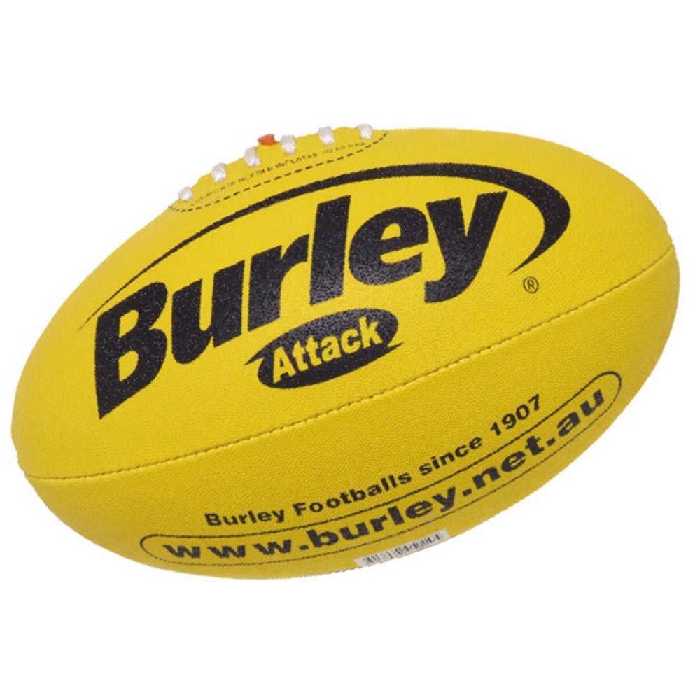 Burley Attack Aussie Rules Football - Yellow - The Cricket Warehouse