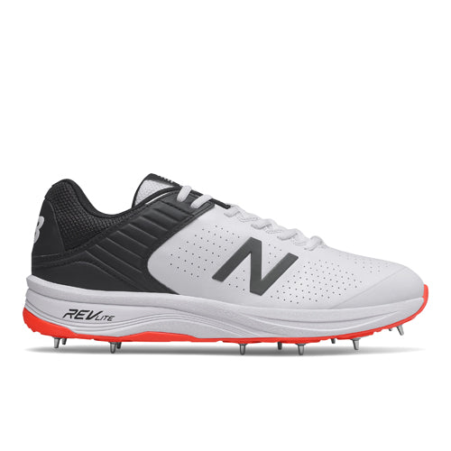 New Balance CK4030 Cricket Spikes White/Red 2E-Fit