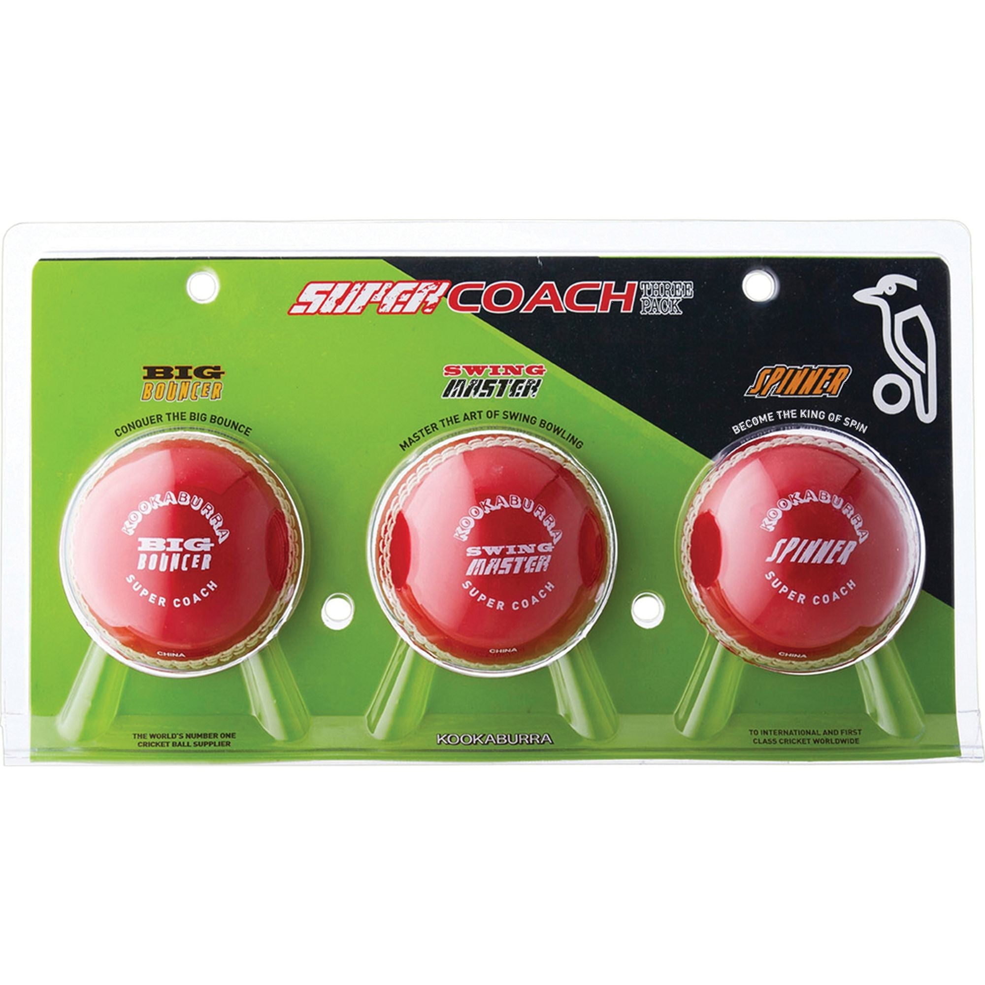 Kookaburra Super Coach 3 Ball Pack - The Cricket & Football Warehouse