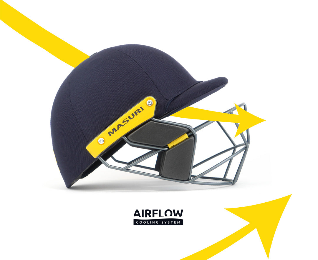 Masuri T-Line Junior Cricket Helmet with Neck Guard