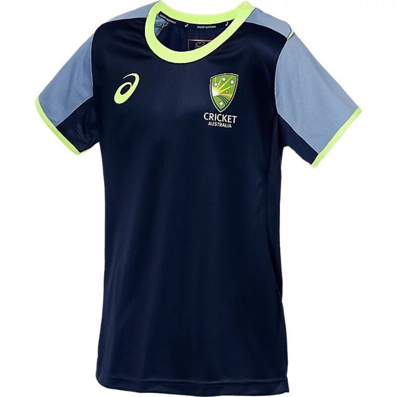 Asics Cricket Australia Replica Junior Training Tee - The Cricket Warehouse