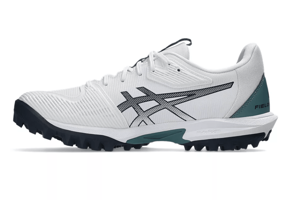 Asics Field Speed Cricket Shoes White/Midnight - The Cricket & Football Warehouse