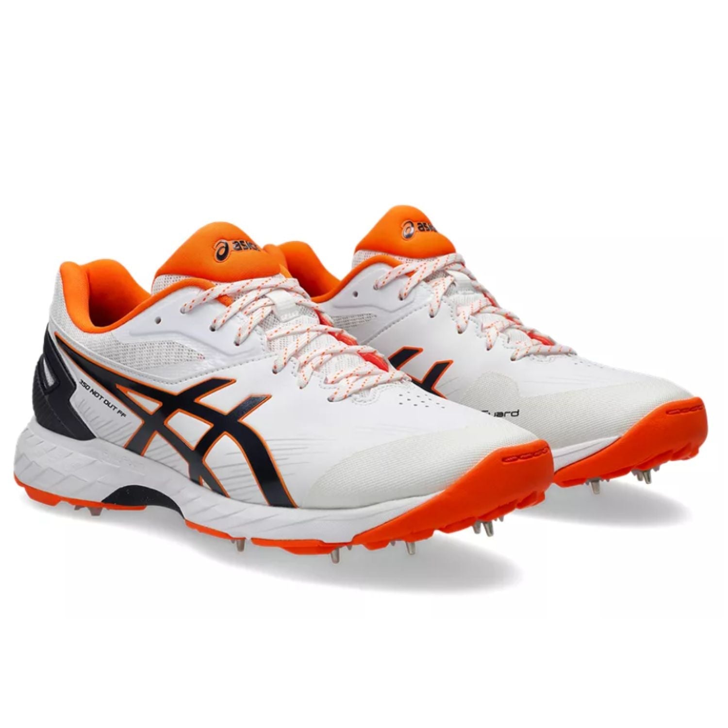 Asics Gel 350 Not Out FF - White/Orange - The Cricket & Football Warehouse