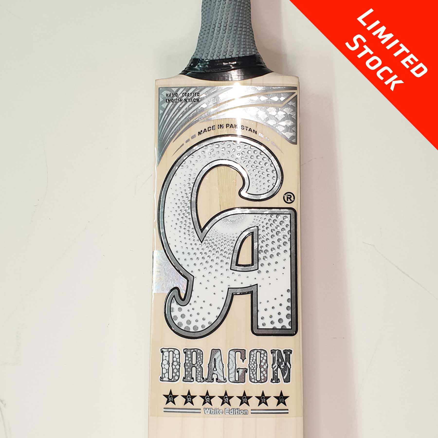 CA - White Dragon White Edition Bat - Senior Cricket Bat - The Cricket Warehouse