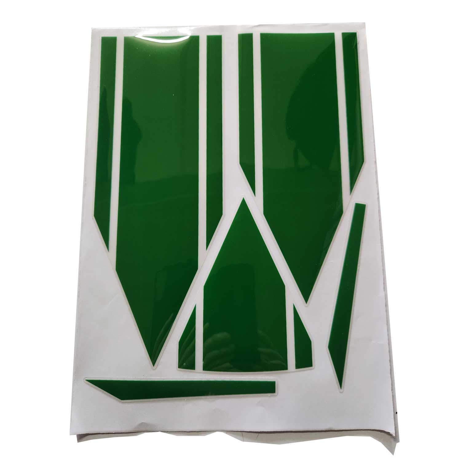 Cricket Bat Sticker Set - Green