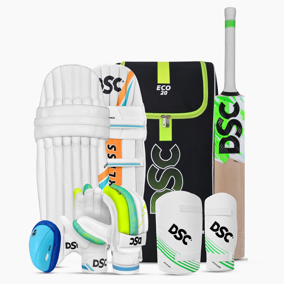 DSC Kashmir Willow Junior Kit - Sz4 - Ambidextrous - The Cricket & Football Warehouse