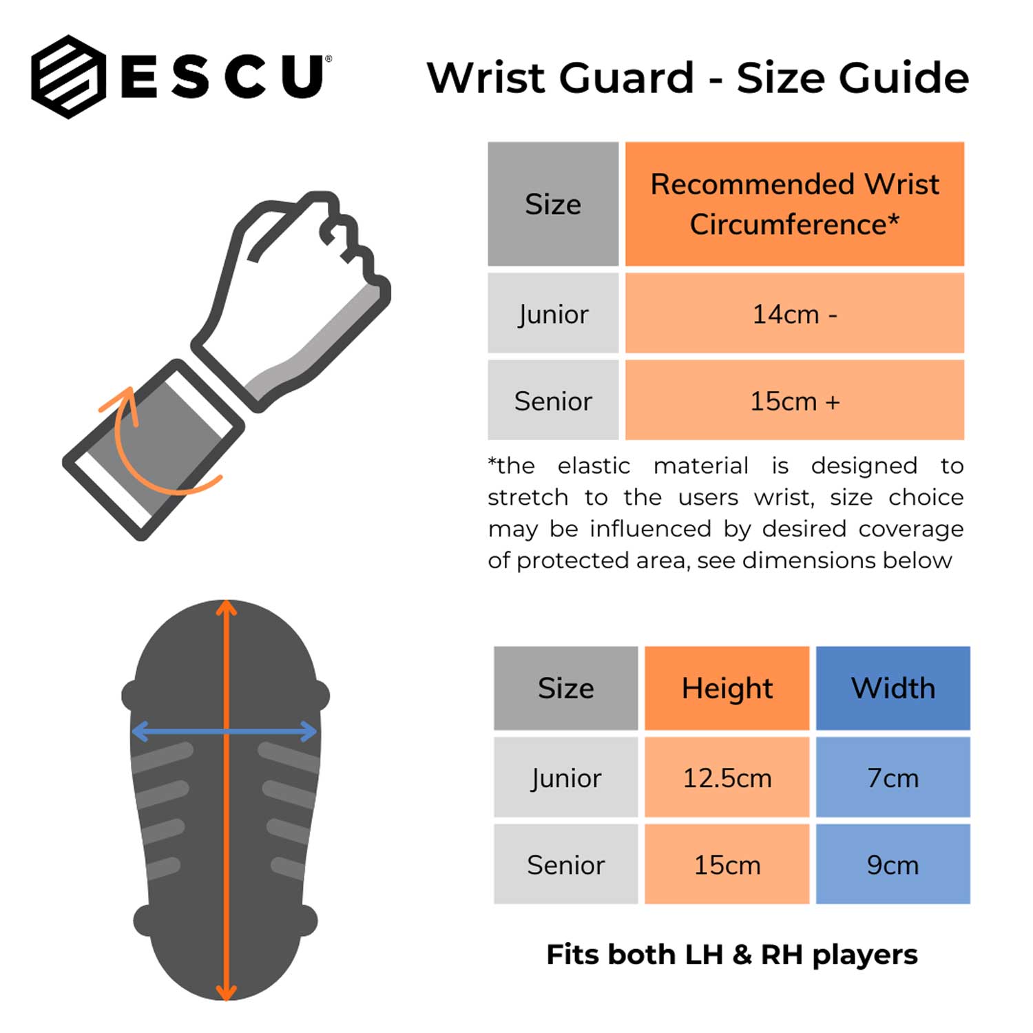 ESCU Cricket Wrist / Armguard - Junior - The Cricket Warehouse