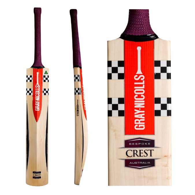 Gray - Nicolls Crest Light Handcrafted Senior Bat - The Cricket Warehouse