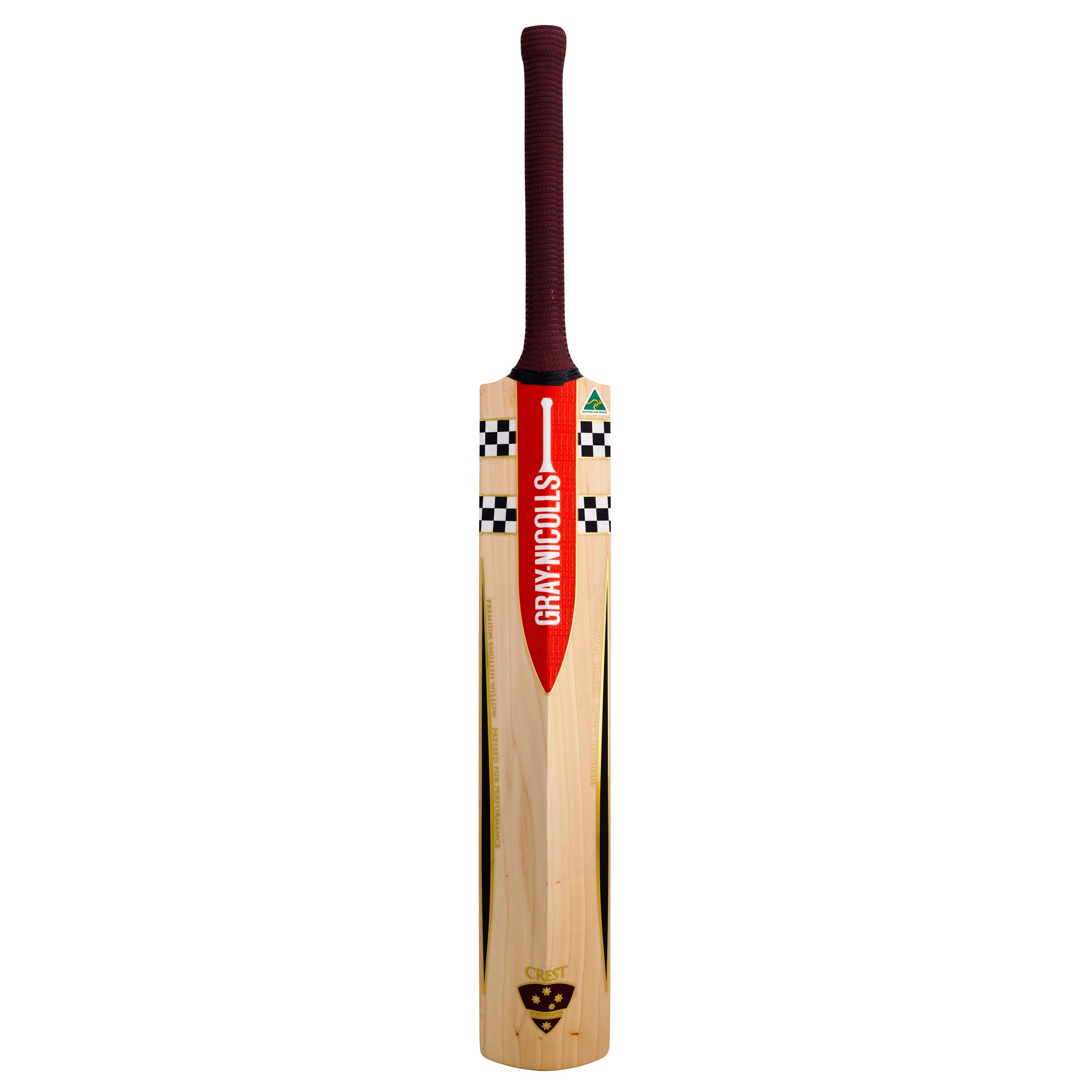 Gray-Nicolls Crest Light Handcrafted Senior Cricket Bat - The Cricket Warehouse