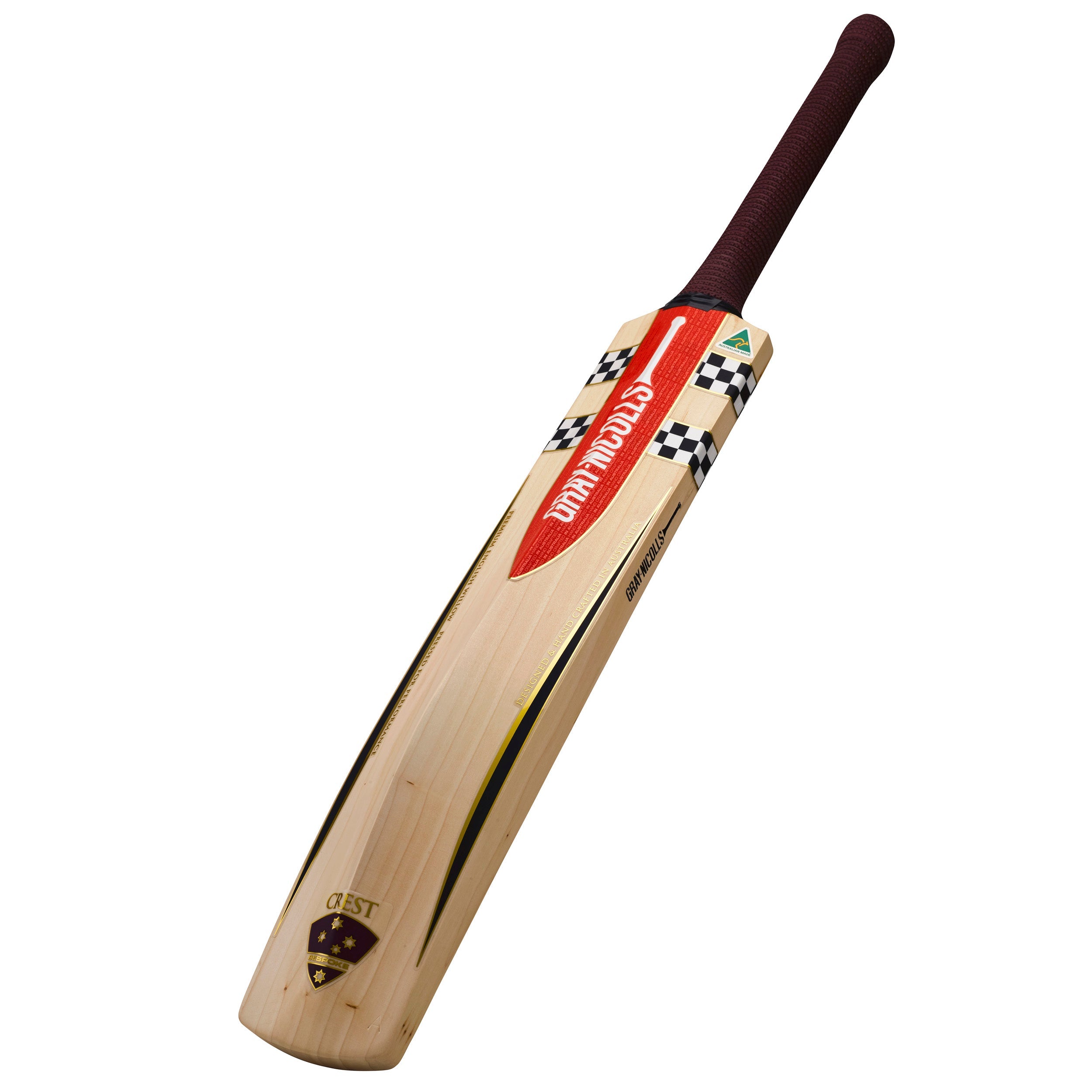 Gray-Nicolls Crest Light Handcrafted Senior Cricket Bat - The Cricket Warehouse