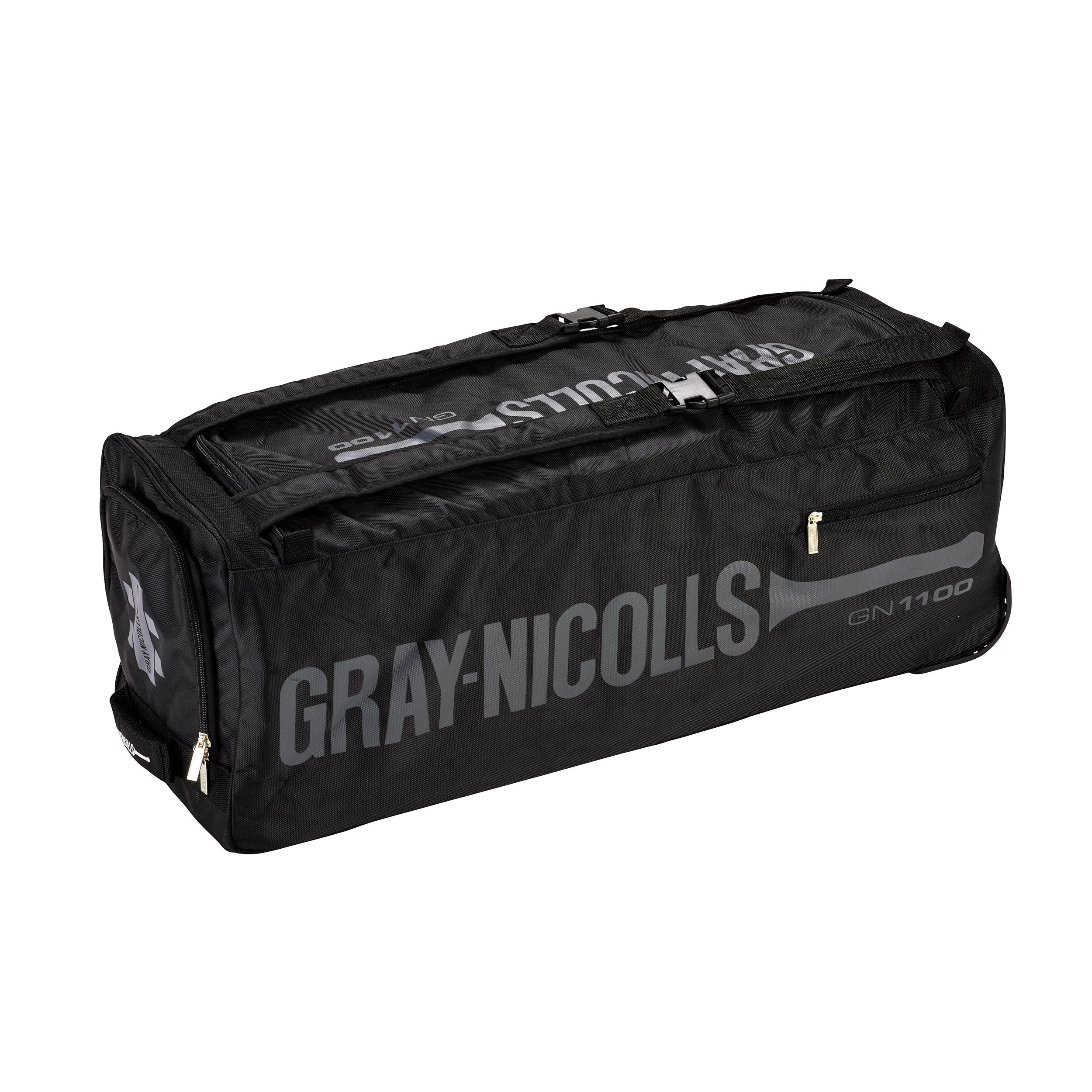Gray - Nicolls GN 1100 Cricket Wheel Bag - The Cricket & Football Warehouse
