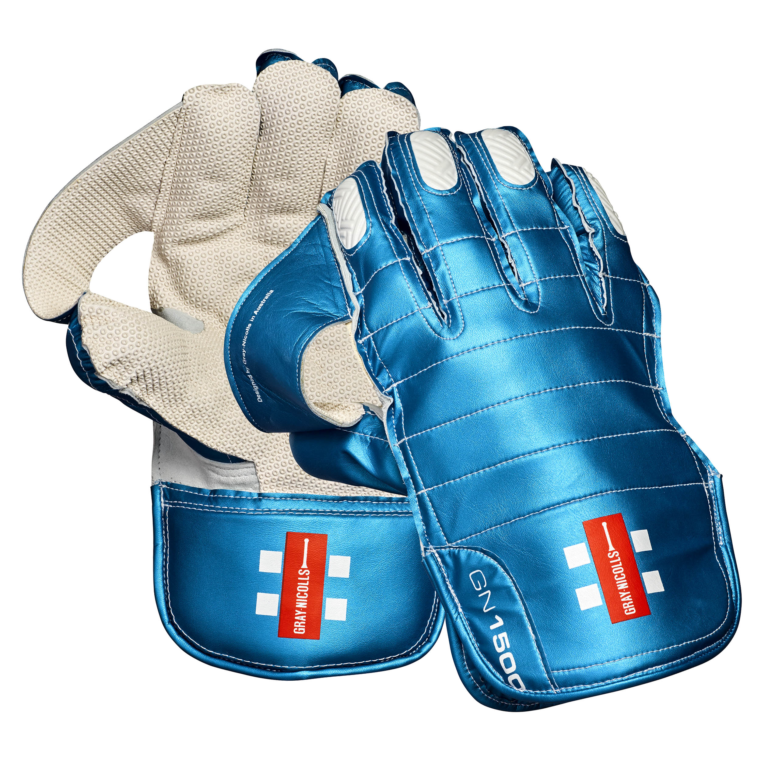 Gray - Nicolls GN 1500 Wicket Keeping Gloves - The Cricket & Football Warehouse