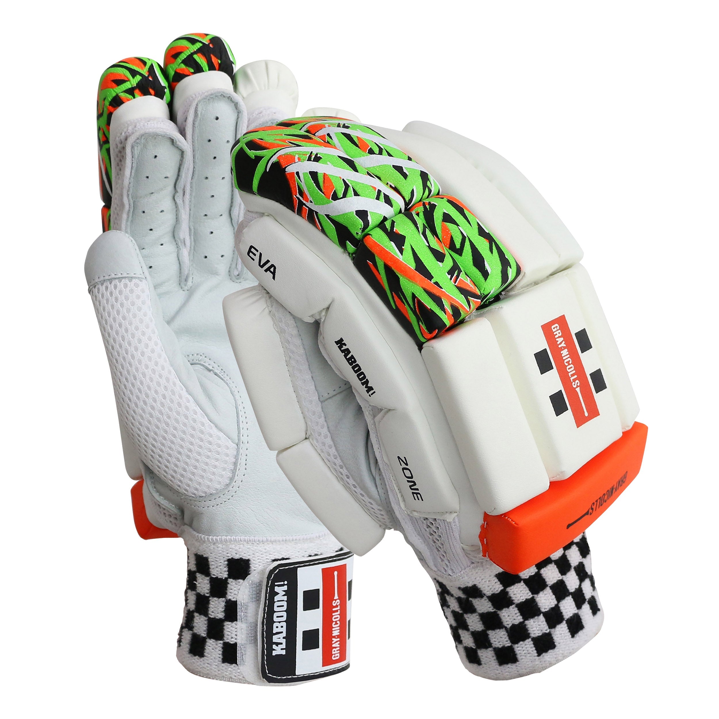 Gray - Nicolls Kaboom Batting Gloves - The Cricket & Football Warehouse