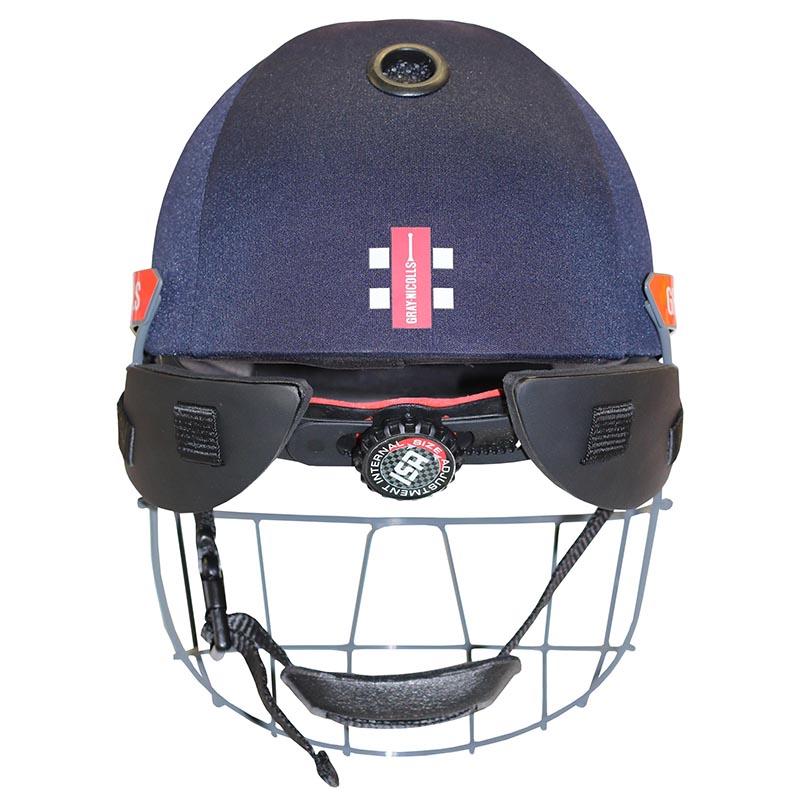 Gray - Nicolls Neck Guard for Junior Elite Helmets - The Cricket Warehouse