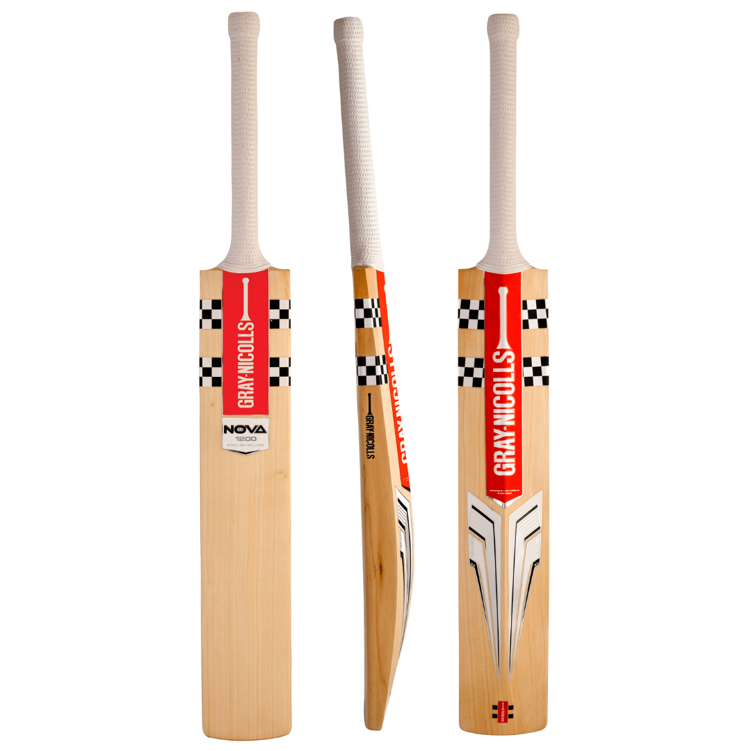 Gray - Nicolls Nova 3.0 1200 Senior Bat - The Cricket & Football Warehouse