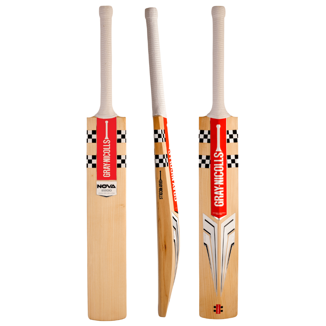 Gray - Nicolls Nova 3.0 2200 Senior Bat - The Cricket & Football Warehouse