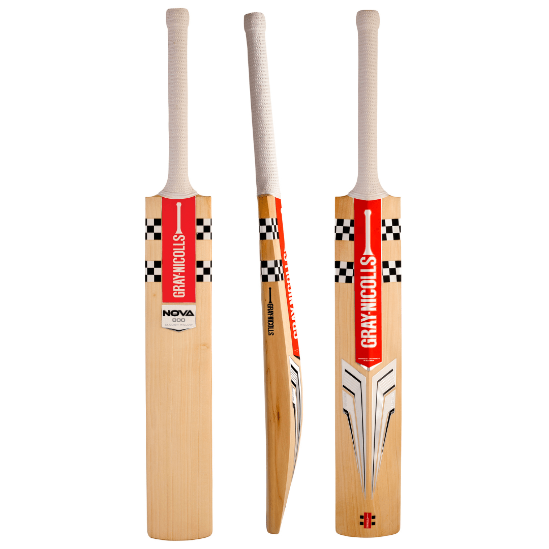 Gray - Nicolls Nova 3.0 800 Senior Bat - The Cricket & Football Warehouse