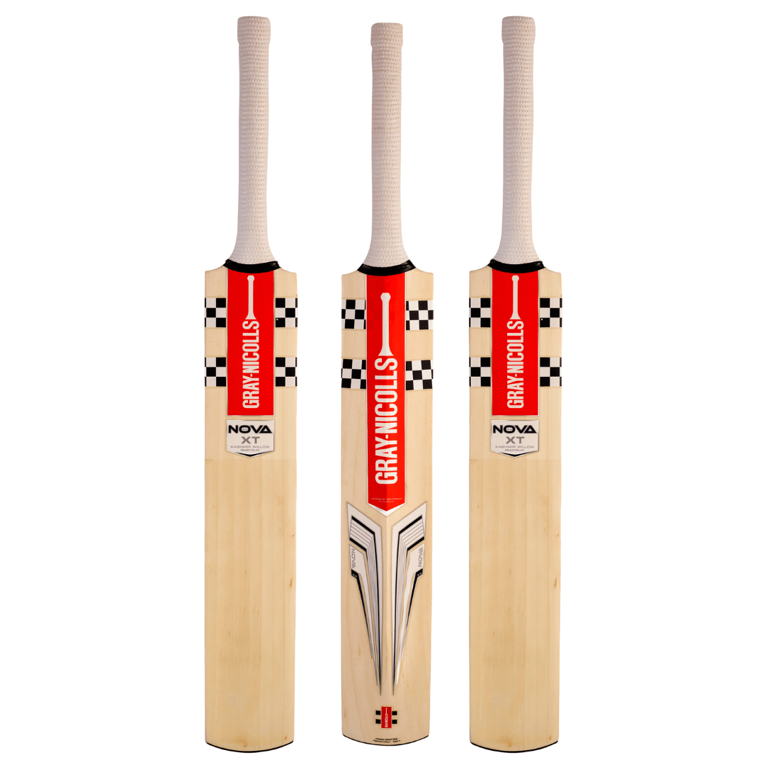 Gray - Nicolls Nova 3.0 XT Kashmir Willow Junior Bat - The Cricket & Football Warehouse